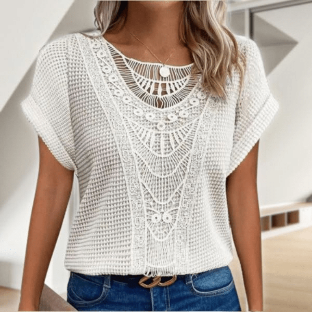 Rosé ™ | Blusa elegante de estilo Ibiza