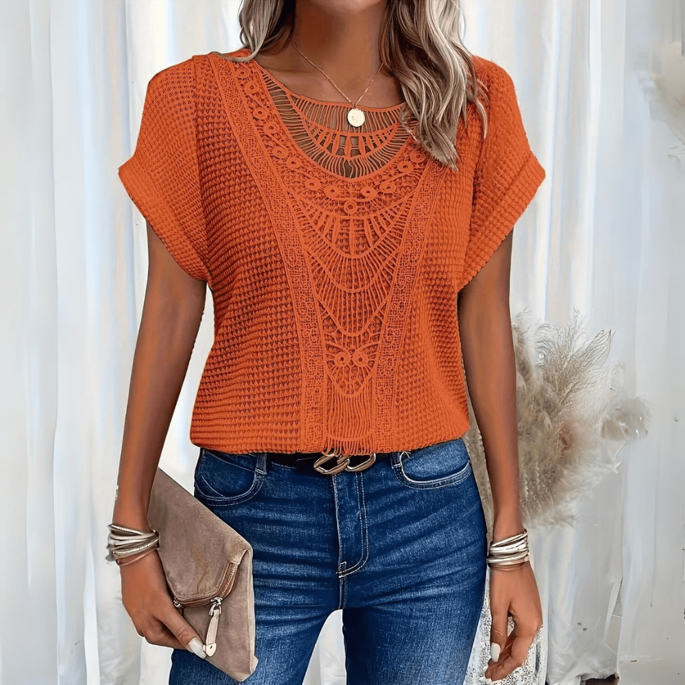 Rosé ™ | Blusa elegante de estilo Ibiza