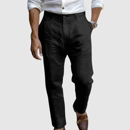 Elías | Pantalón aspecto Lino Premium 1+1 GRATIS