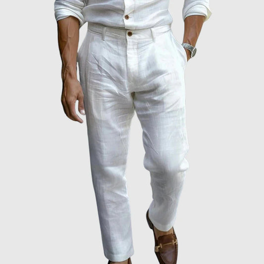 Elías | Pantalón aspecto Lino Premium 1+1 GRATIS