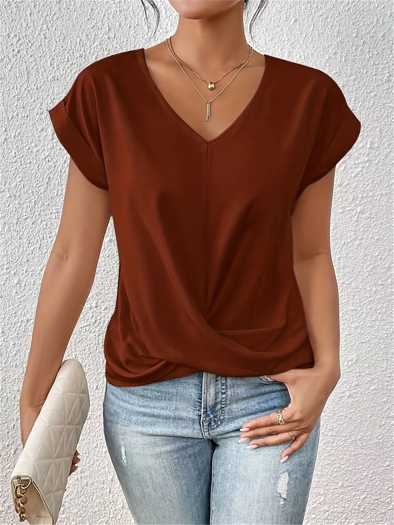 Lucía™ | Camiseta casual con escote corazón (1+1 GRATIS)