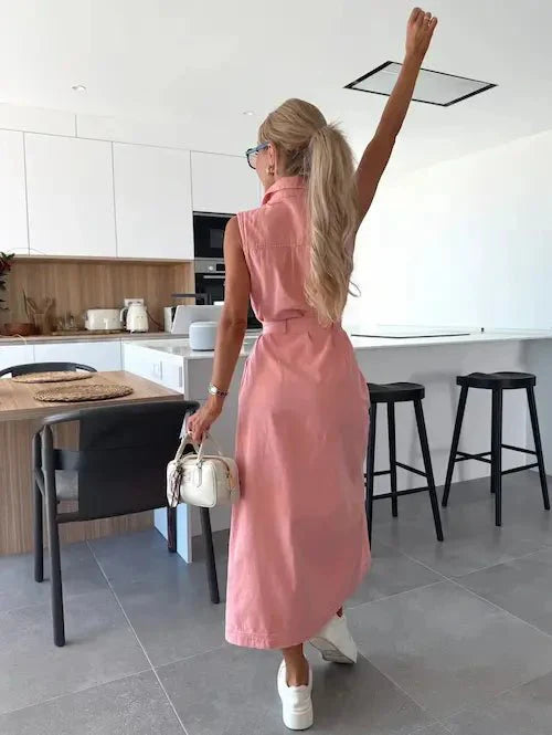 Ive | Vestido vaquero maxi