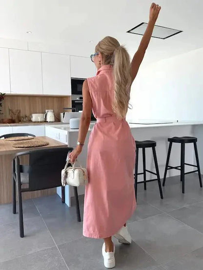 Ive | Vestido vaquero maxi